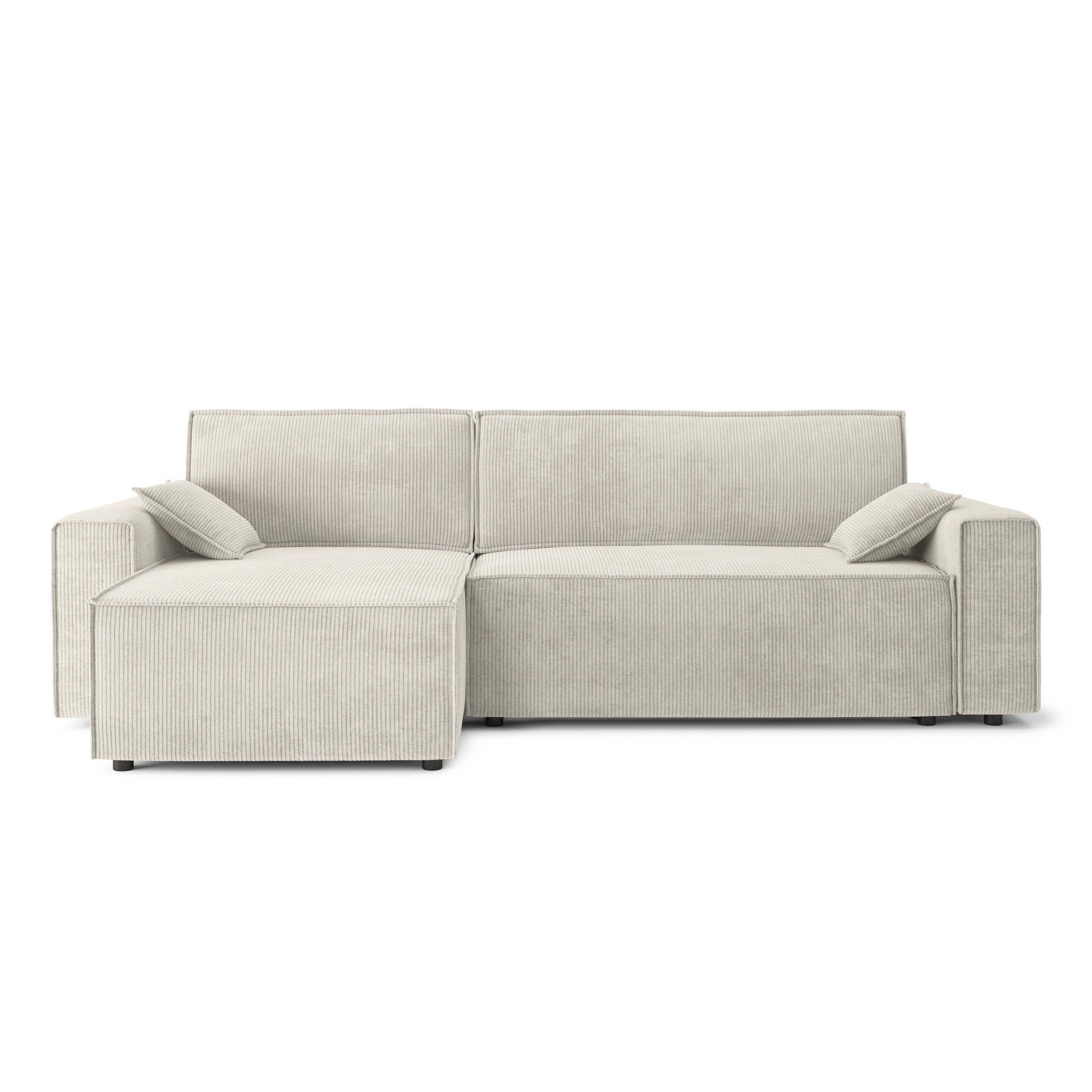 DURIF - Canapé d'angle réversible convertible 4 places en velours côtelé, MADE IN FRANCE 35