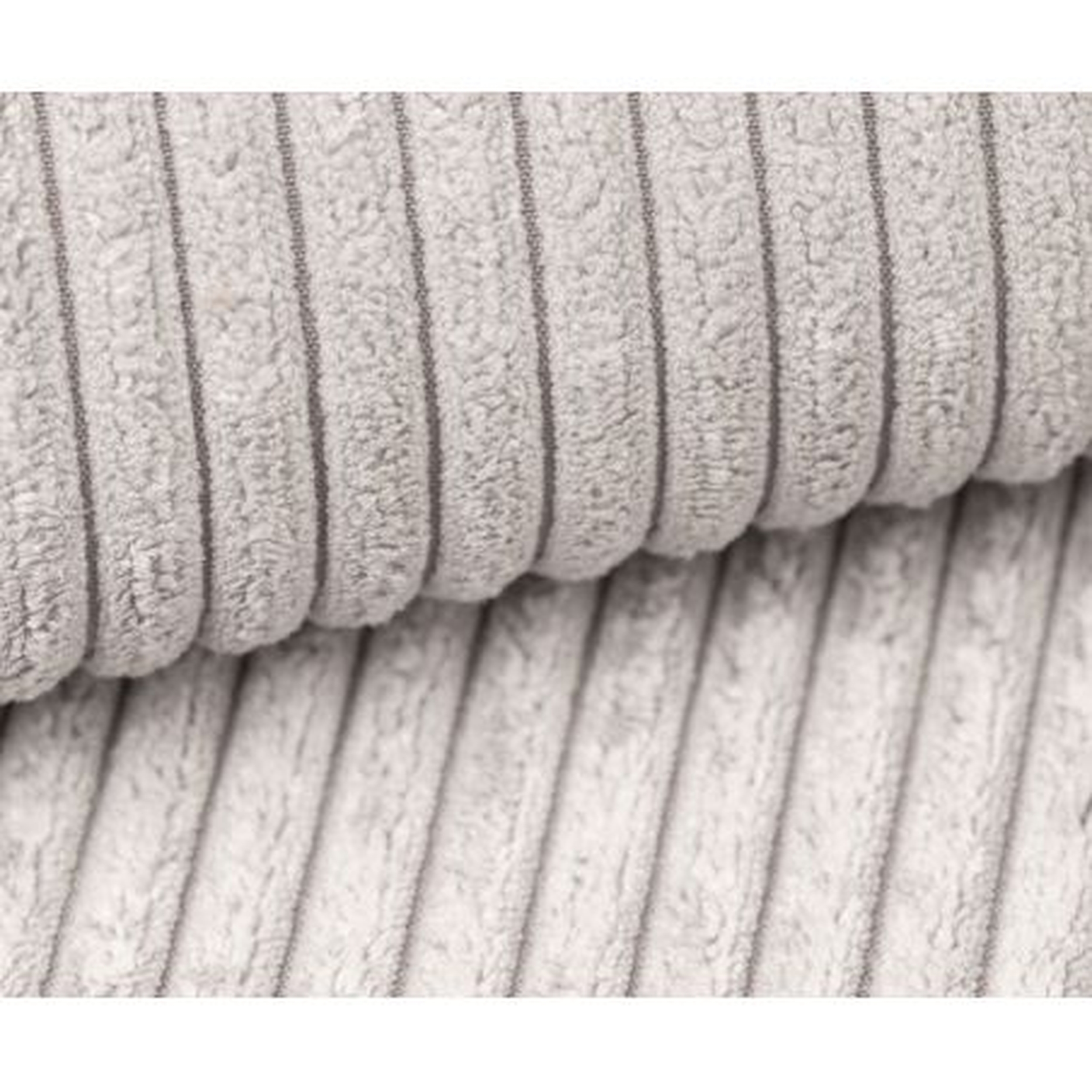 DURIF - Canapé droit convertible 3 places en velours côtelé, MADE IN FRANCE1 2