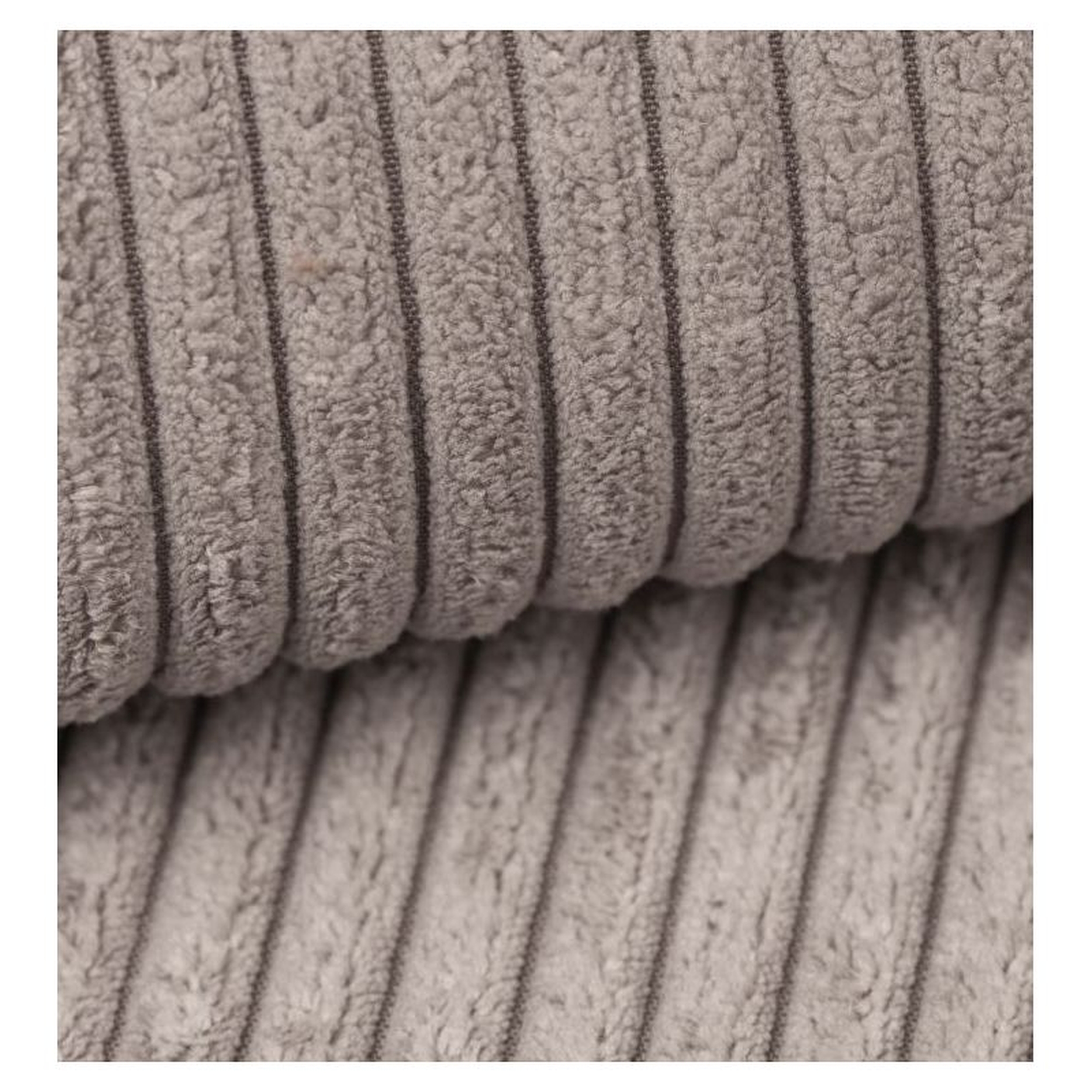 DURIF - Canapé droit convertible 3 places en velours côtelé, MADE IN FRANCE3 2