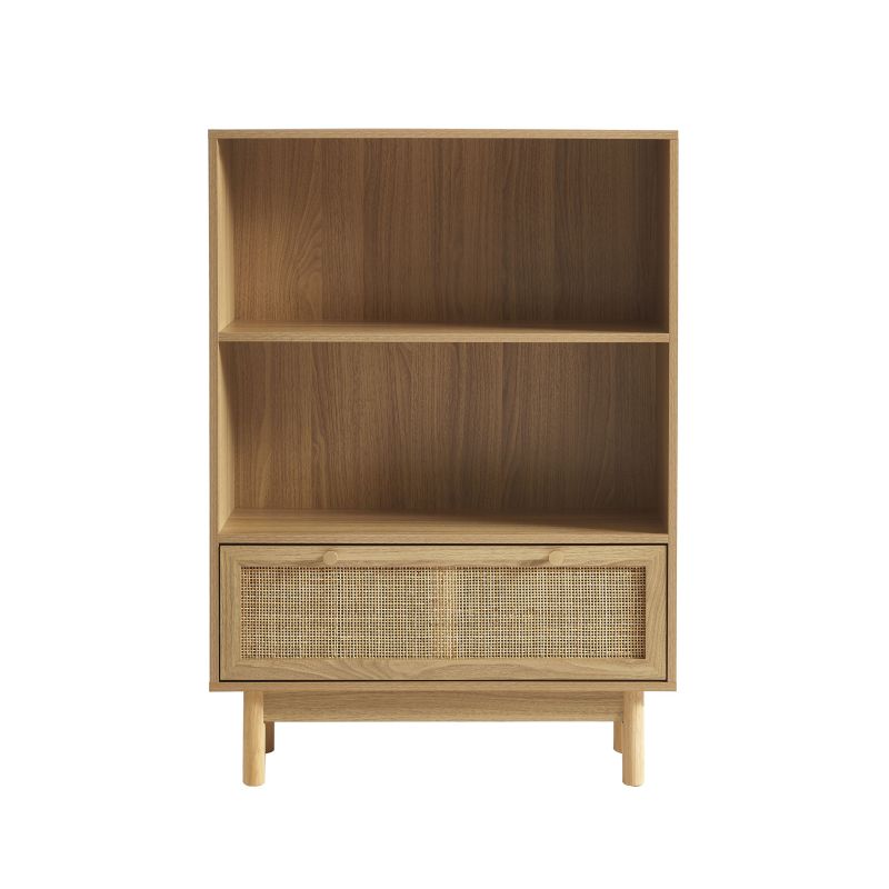 bibliotheque-helena-effet-chene-et-cannage-rotin-80cm