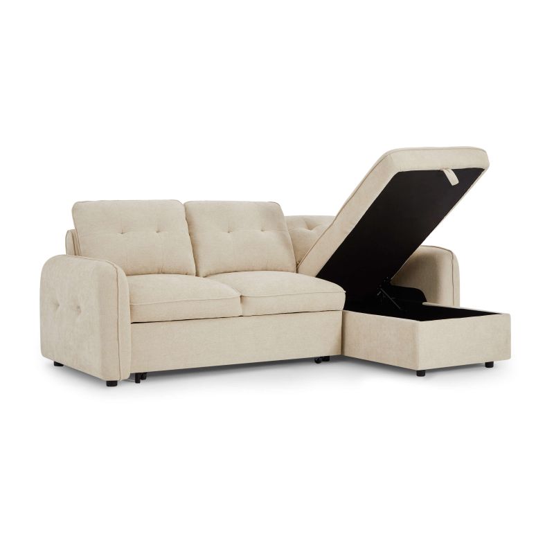Canapé d'angle convertible réversible chenille 4 places ORVEA, vue 7 – Gaucet