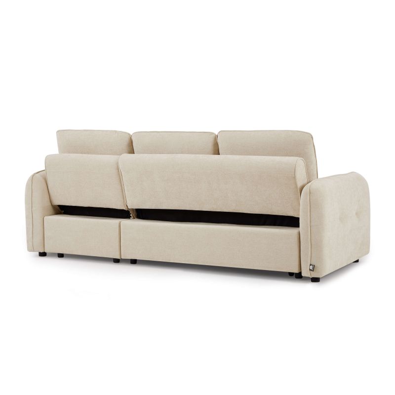 Canapé d'angle convertible réversible chenille 4 places ORVEA, vue 9 – Gaucet