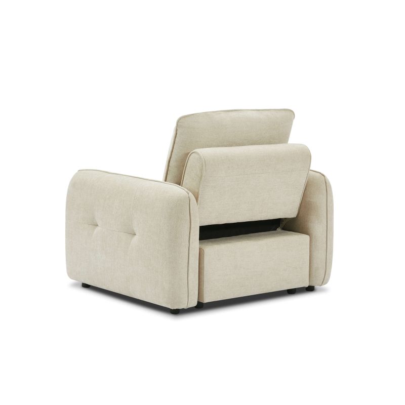 Fauteuil convertible chenille 1 place DEAUVILLE, vue 9 – Gaucet