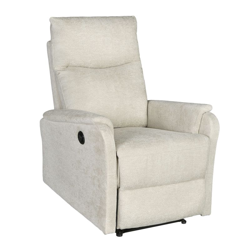 Fauteuil relax électrique tissu 1 place LUMIO, vue 3 – Gaucet