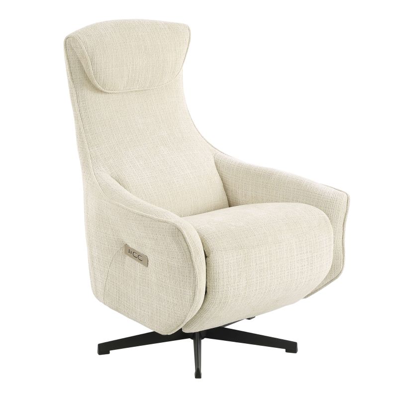 Fauteuil relax électrique rotatif tissu 1 place MISTRAL – Gaucet